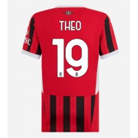 Dres AC Milan Theo Hernandez #19 Domaci za Žensko 2024-25 Kratak Rukav